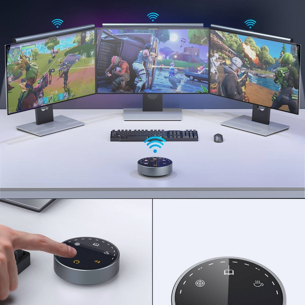 NNEDSZ CHOETECH MIX-E1129 Wireless Controlled LED Lamp Monitor Lighting x2 bars-2