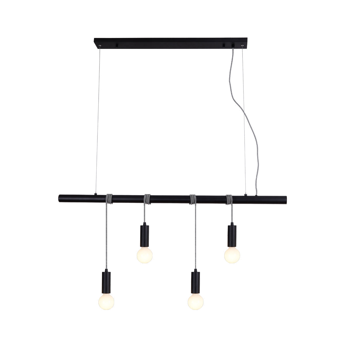 NNEDSZ Bikkel 4 Lights Pendant Light - Black-0